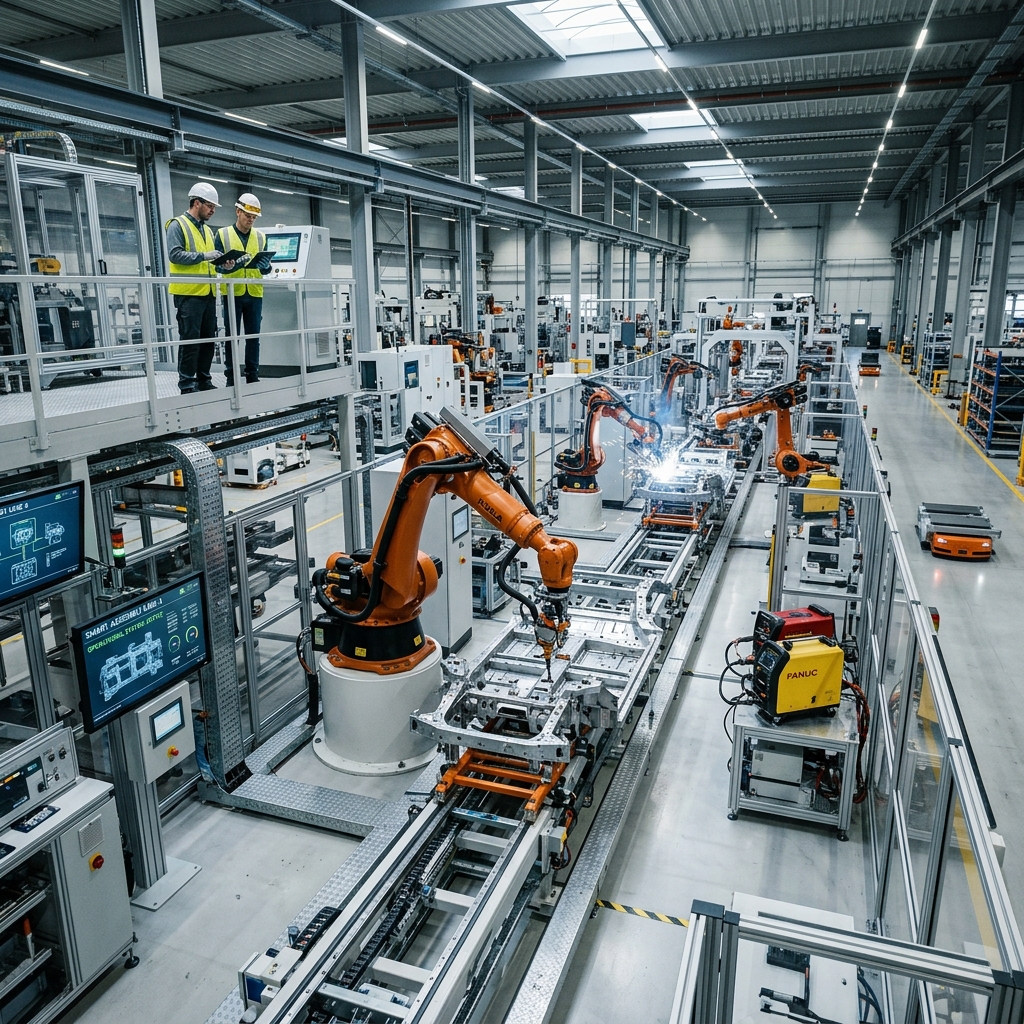 Industrial & Technical B2B Marketing — Smart manufacturing robotic arm